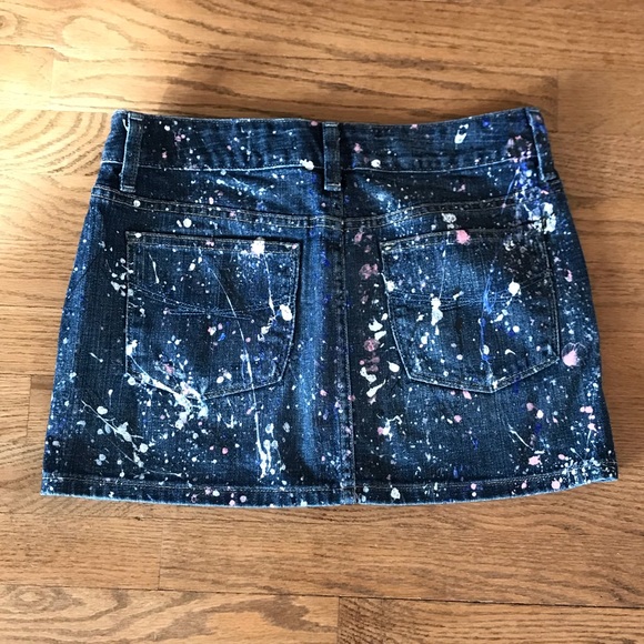 Gap Paint Splattered Miniskirt (sz. 0) - Picture 3 of 5